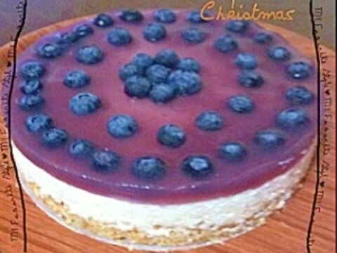 今年のX'masケーキ*レアチーズケーキ*